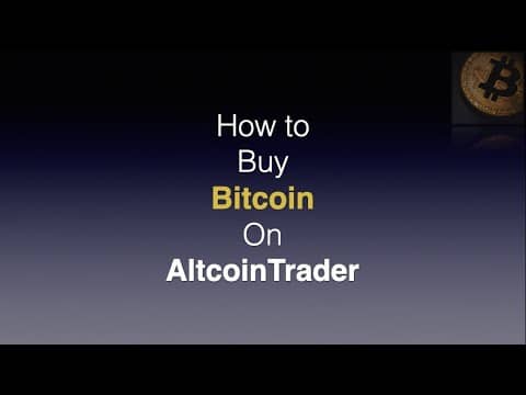 How to Buy Bitcoin on Altcointrader