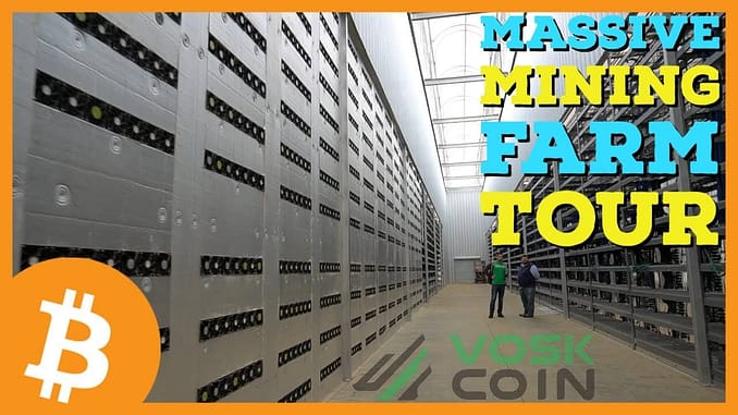 MASSIVE Crypto Mining Farm Tour Bitcoin Dash and GPU
