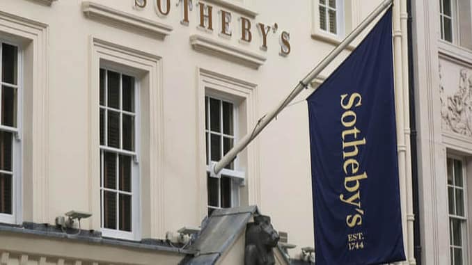 Sothebys becomes first auction house to accept cryptocurrency