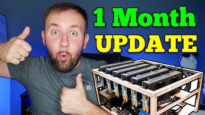 My Ethereum Mining Rig 1 Month Update Is
