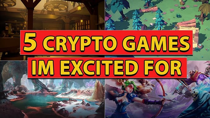 TOP UPCOMING CRYPTO GAMES Play to Earn Blockchain Gaming