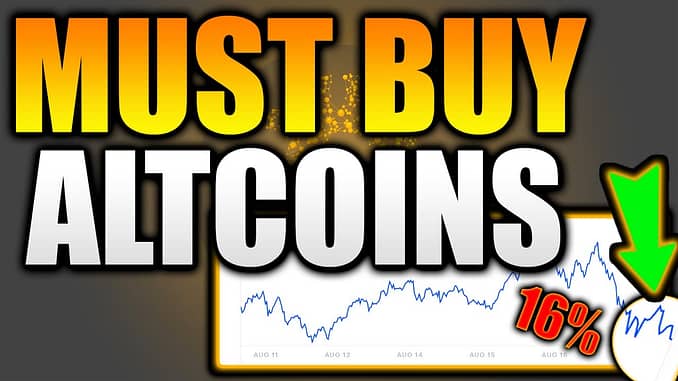 Top 5 ALTCOINS at PERFECT TARGETS NOW BUY THE