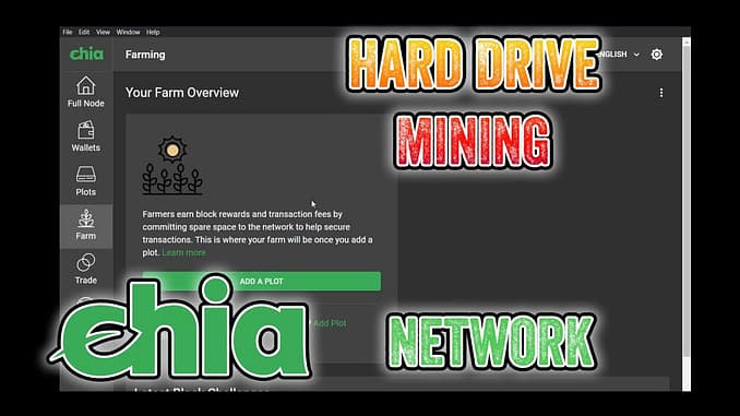 How to Mine Chia Hard Drive crypto mining