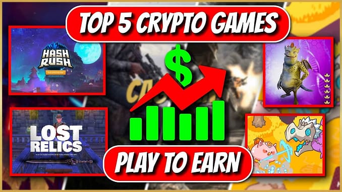 Top 5 cryptoblockchain games play to earn crypto