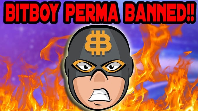 BITBOY Crypto BANNED FROM YOUTUBE