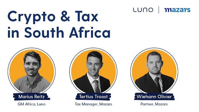 Crypto amp Tax in South Africa in partnership with Mazars
