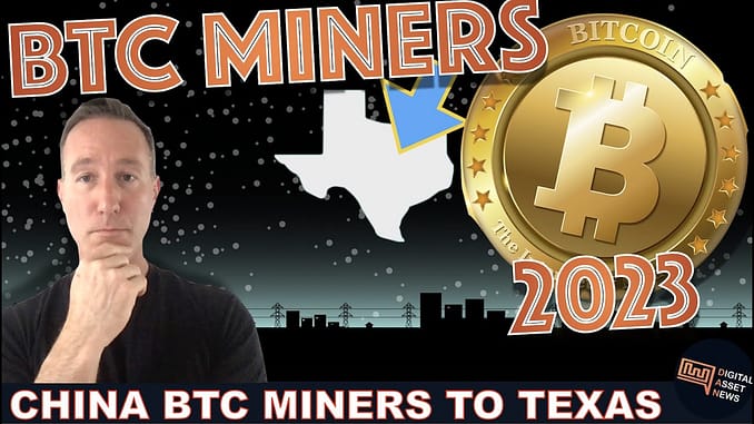 MASSIVE INFLUX OF BITCOIN MINERS TO TEXAS 2023 TESLA