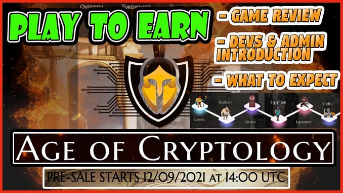 PLAY TO EARN CRYPTO GAME AGE OF CRYPTOLOGY BEST