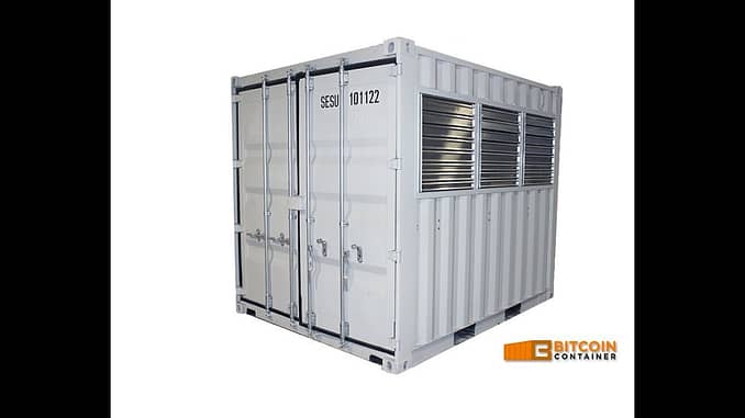 BitcoinContainercom 10ft Bitcoin mining Container