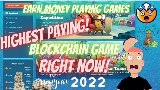 Crabada the highest paying blockchain game right now Mining Expedition