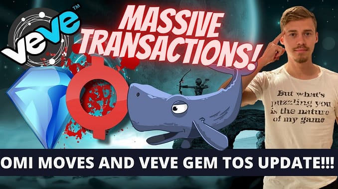 MASSIVE ECOMI (OMI) WHALE TRANSACTIONS-DON'T GET BANNED ON VEVE GEM PURCHASES!