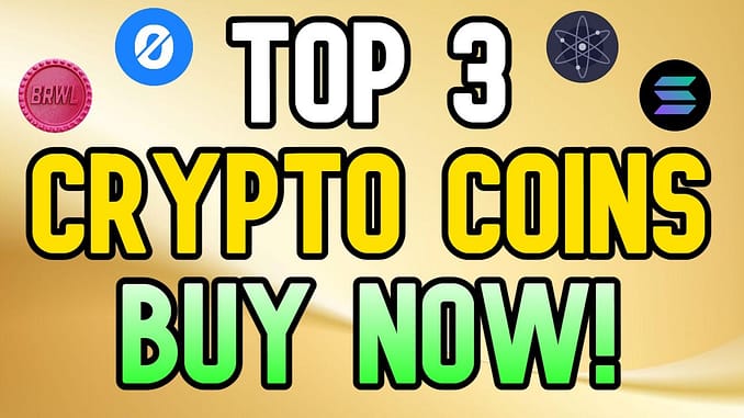 Top 3 Crypto Coins To BUY NOW In April 2022 - Huge Potential (100x)!