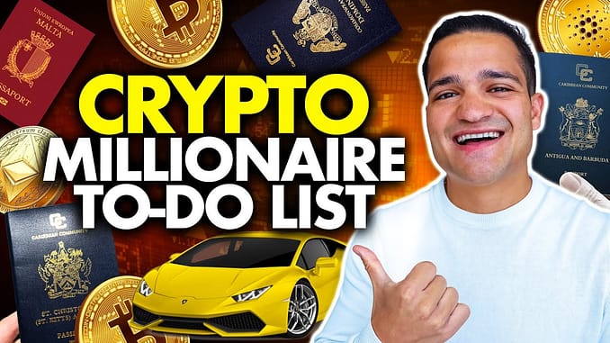 What To Do As a New Crypto Millionaire: How to Spend Your New Cryptocurrency Wealth