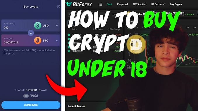 HOW TO BUY CRYPTO UNDER 18! *NEW*